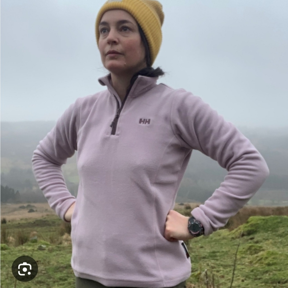 Helly Hansen Polartec Fleece In Dark Purple.
